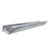 Hranitor pentru prepelite 46 cm Este fabricat din tablă zincată, se poate pune pe orice cuști de prepelițe. Conține 2 urechi pe capete cu care se atașează de cușcă. Capacitate aproximativă 1kg. Capacitatea este mărită față de modelul anterior. Dimensiunea este de 46cm.