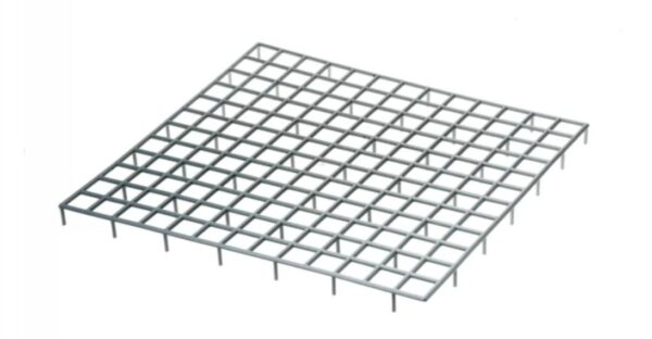 Grătar boxă porumbei negru 35x34x2 cm