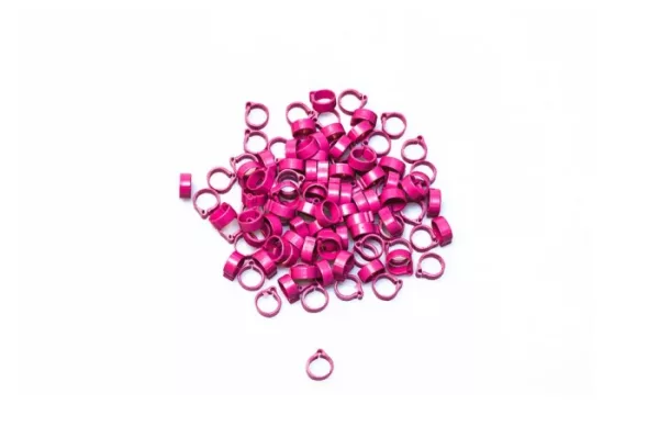 Cleme porumbei 8x5 mm, set 50 bucăți, diverse culori