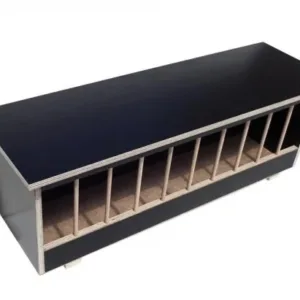 Hrănitor porumbei 75 cm din placaj cu grătar