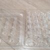 Caserole ouă de prepeliță 24 bucăți, plastic transparent